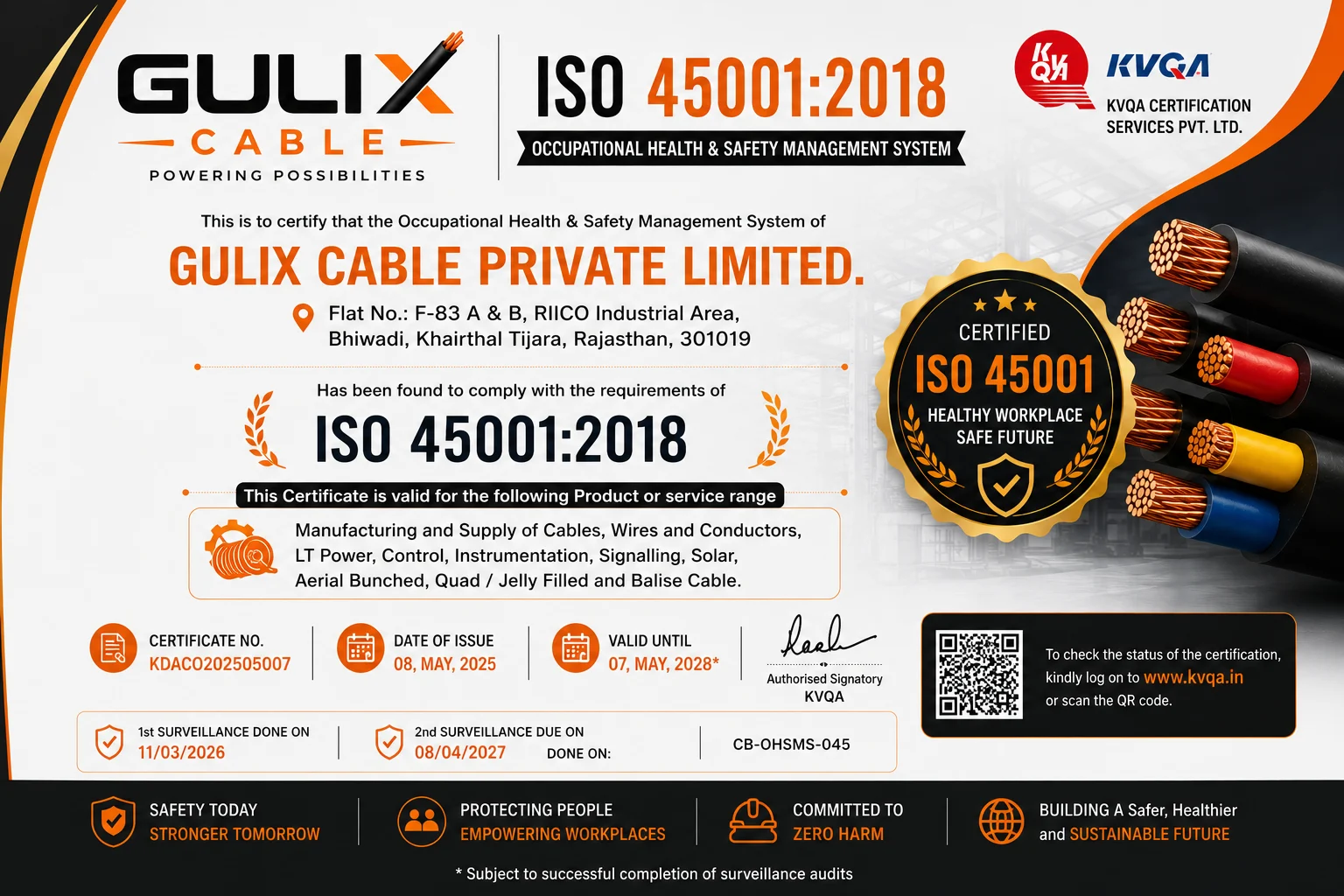 Gulix Cable Private Limited 45001
